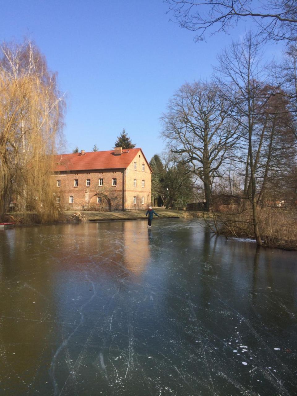 Ferienwohnung Storchenblick Schlepzig Exterior foto